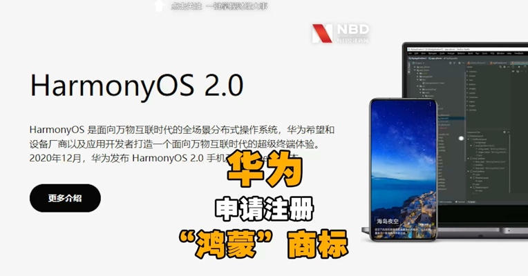 华为技术有限公司申请注册“鸿蒙”商标