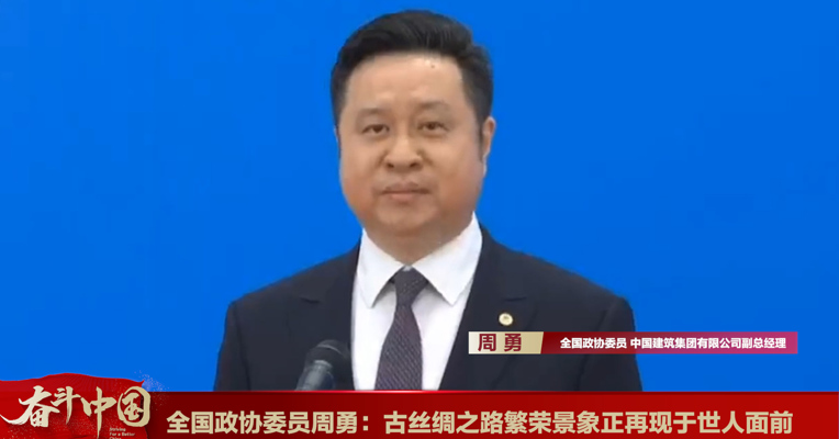 视频丨全国政协委员周勇：古丝绸之路繁荣景象正再现于世人面前