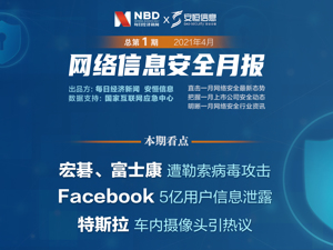 每日经济新闻·安恒信息｜2021年3月网络信息安全月报：勒索病毒来势汹汹，宏碁、富士康中招 保护数据安全需要反守为攻？