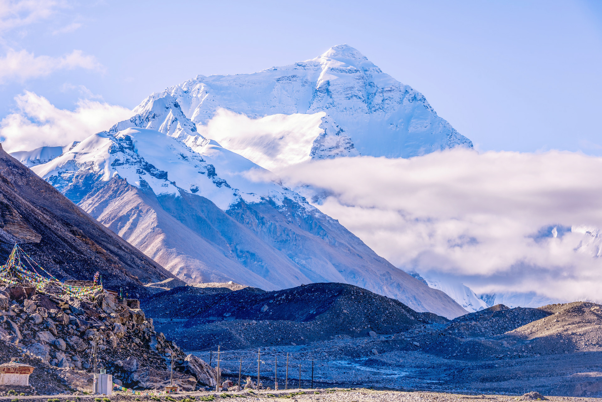 珠穆朗玛峰有多高真实图片