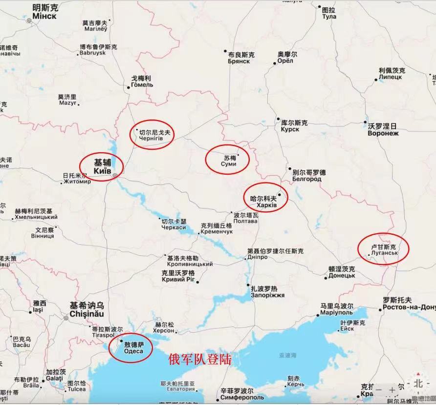 乌克兰基辅地图位置图片