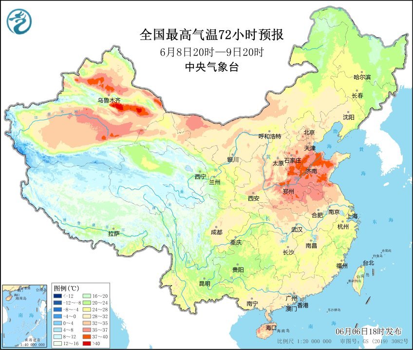 我国北方地区将迎较大范围高温天气过程 中央气象台回应每经：河北、河南、山东等部分地区可能出现40℃以上高温天气