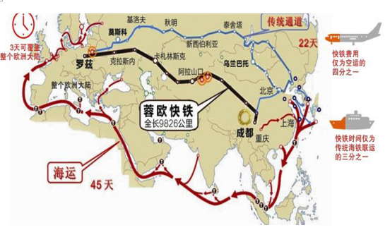 木头来了!欧洲环保板材搭乘蓉欧快铁丽维家专列抵蓉