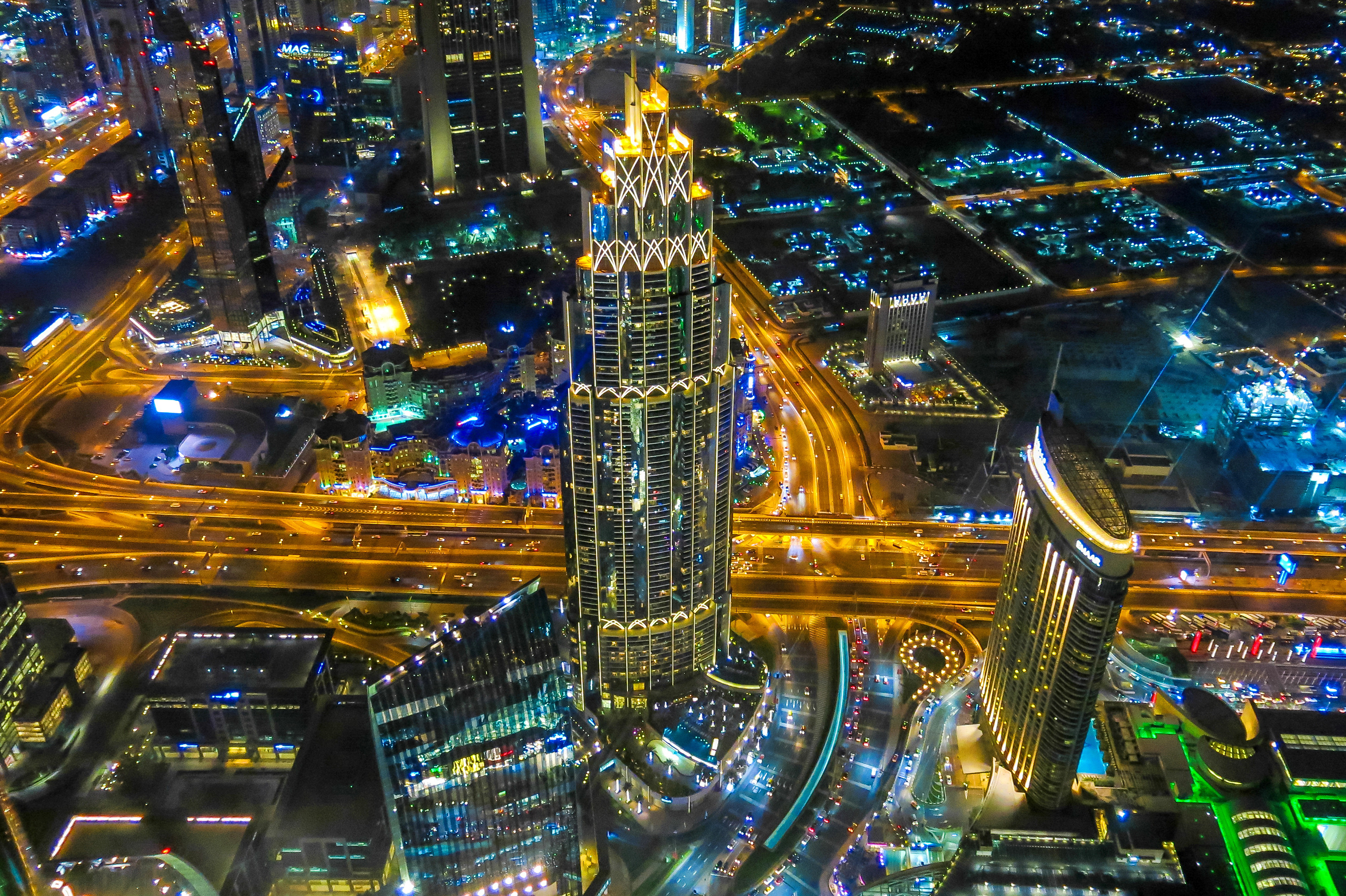 迪拜夜景图片来源:摄图网