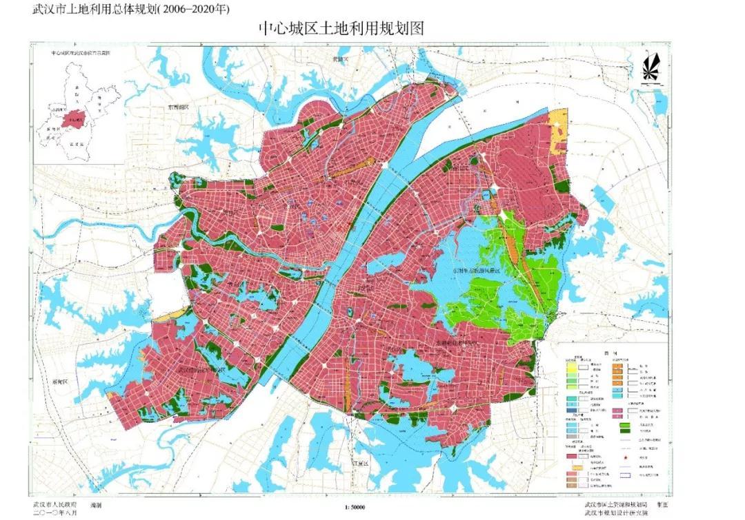 武汉城市总体规划图图片