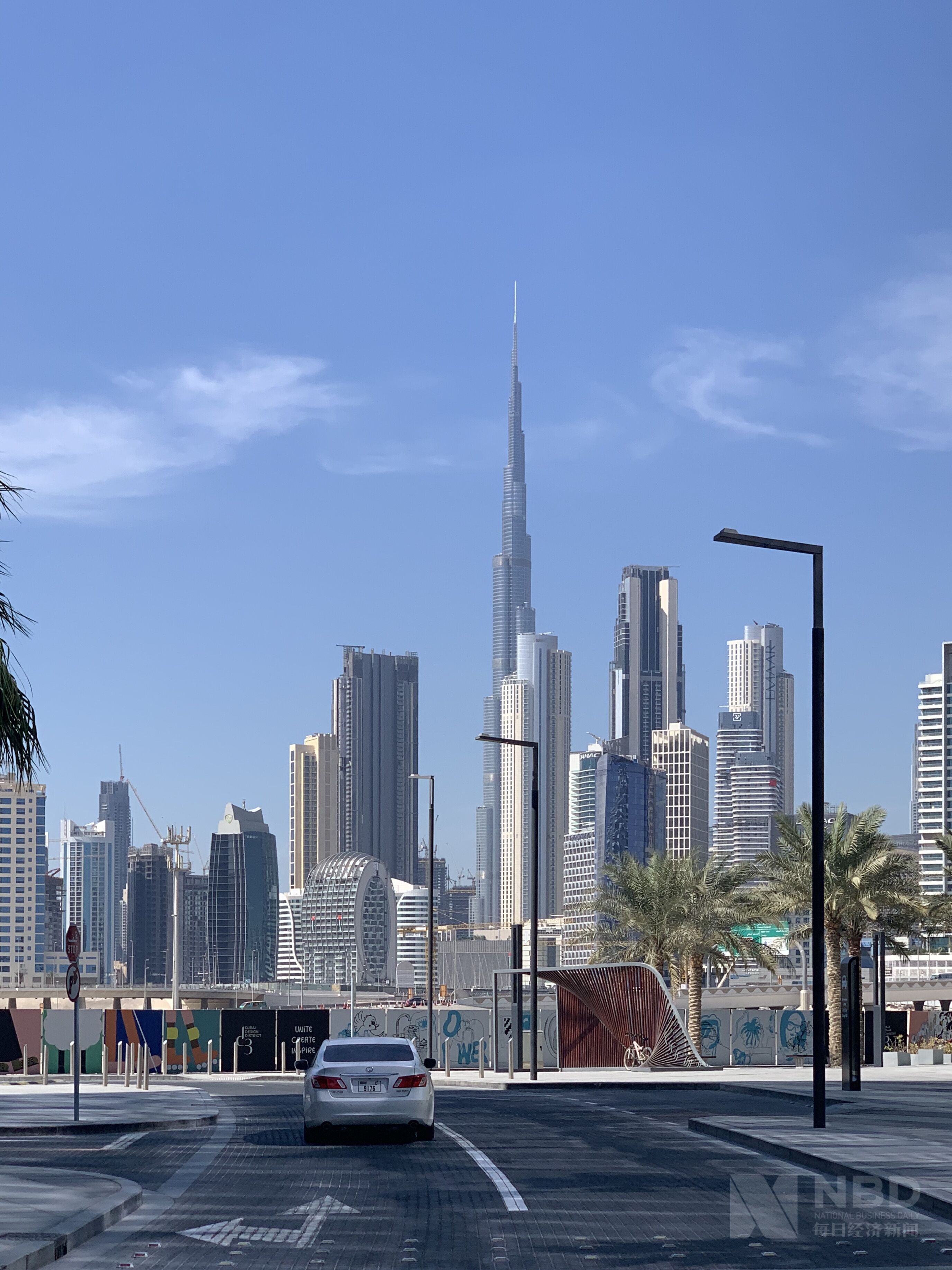 迪拜城区看最高建筑迪拜哈利法塔 每经记者 陈星 摄