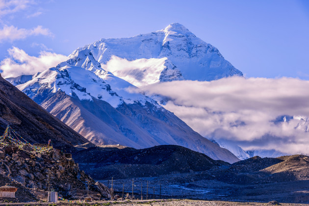 喜马拉雅山山顶图片
